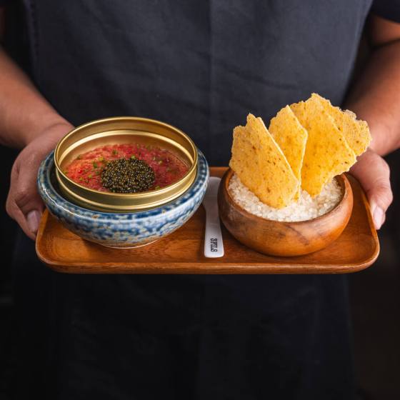 Tuna Tartare + Caviar
