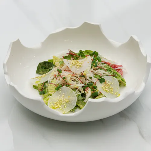 Салат с камчатским крабом