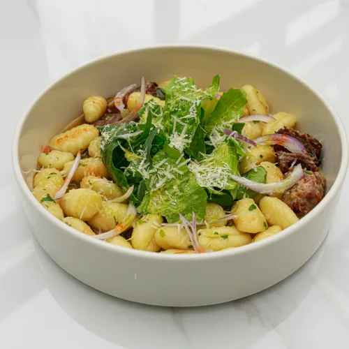 Ньокки с томленными щечками