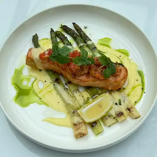 Филе лосося на гриле