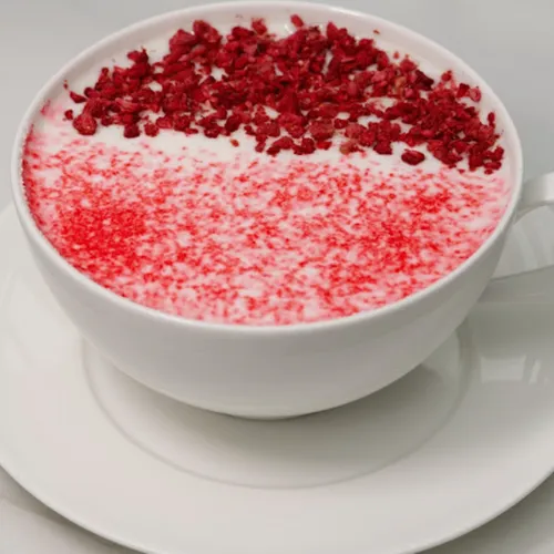 Горячая панакота с вишней